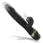 Black Ibiza vibrator with G-spot and clitoris stimulation, featuring innovative pulsation movement, designed for enhanced pleasure.