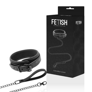 FETISH SUBMISSIVE - ОЖЕРЕЛЬЕ ИЗ ЦЕПИ С ПОДКЛАДКОЙ ИЗ НЕПРЕНА