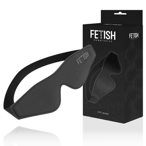 FETISH SUBMISSIVE - МАСКА ИЗ ВЕГАНСКОЙ КОЖИ С ПОДКЛАДКОЙ ИЗ НОПРЕНА