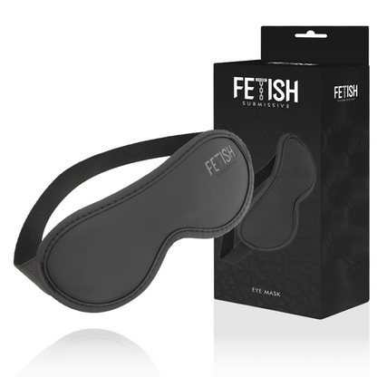 FETISH SUBMISSIVE - МАСКА ИЗ ВЕГАНСКОЙ КОЖИ II С ПОДКЛАДКОЙ ИЗ НОПРЕНА