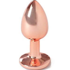 SECRETPLAY — METAL BUTT PLUG ROSE GOLD MAZS IZMĒRS 7 CM