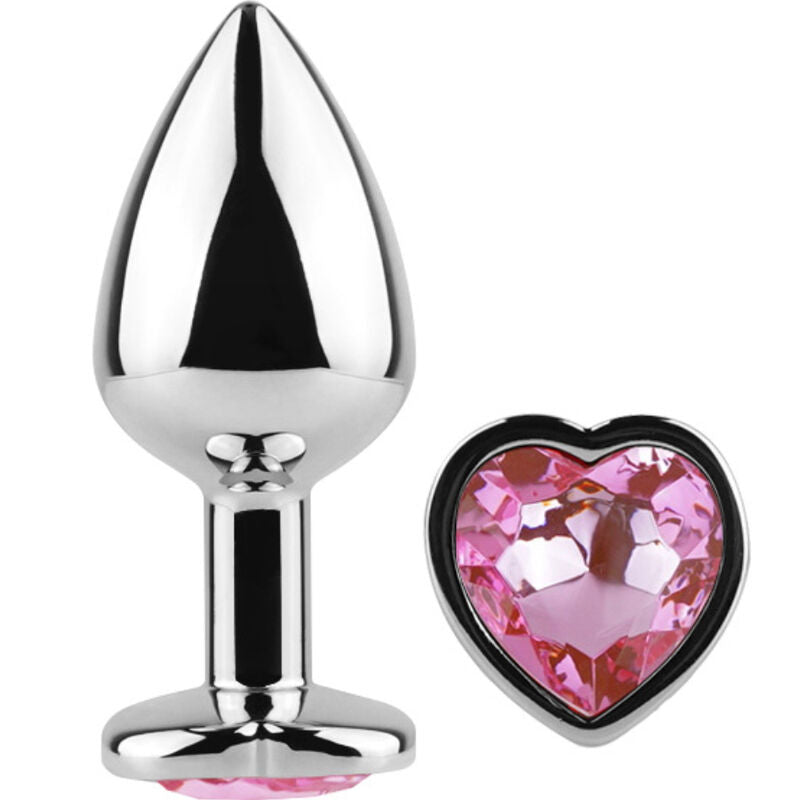 SECRETPLAY — METAL BUTT PLUG FUCHSIA SIRDS, MAZS IZMĒRS, 7 CM