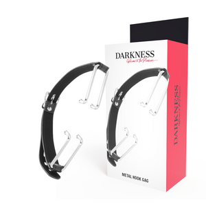 DARKNESS - GAG WITH BLACK HOOK DARKNESS BONDAGE