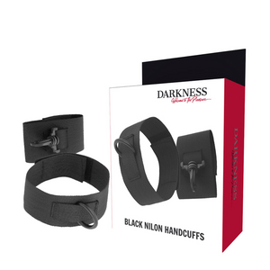 DARKNESS - NYLON HANDCUFFS FOR BEGINNERS DARKNESS BONDAGE