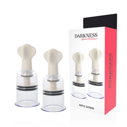 DARKNESS - caurspīdīgs NIPPLE SUPER 5CM DIAMETRS