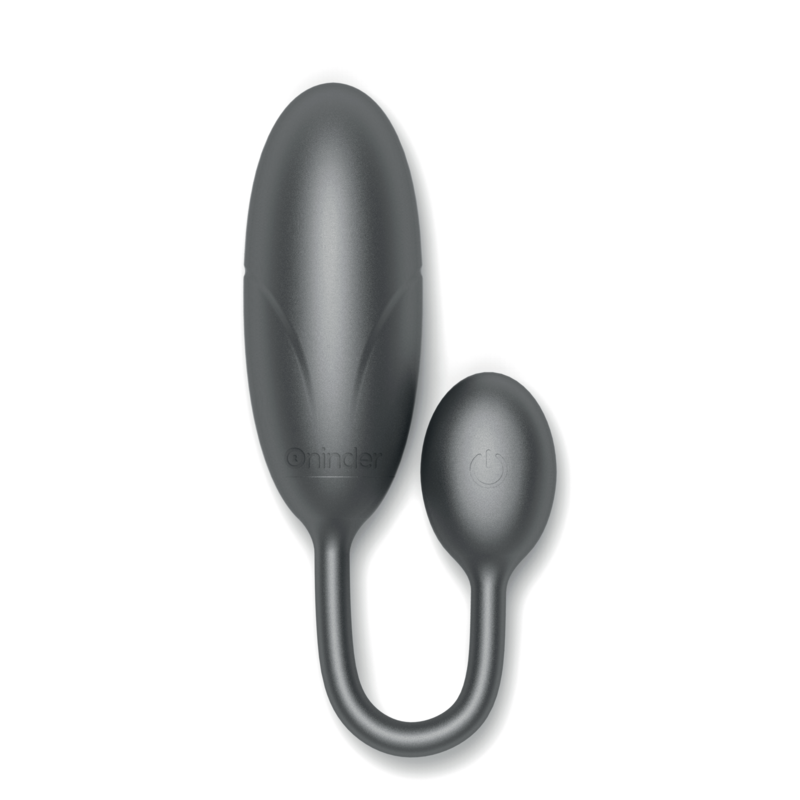 ONINDER DENVER vibrating egg in sleek pink, wearable vibrator with app control for couples, enhancing intimacy and pleasure.