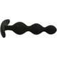 Black&Silver Rupert Anal Ball Chain, 10 cm graduated shape, ideal for beginners and advanced users, smooth and silky texture.