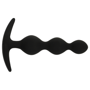 Black&Silver Rupert Anal Ball Chain 10 cm, silky touch, graduated shape, perfect for beginners and advanced players exploring anal play.