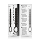 Black&Silver Bob Powerful Silicone Anal Dilator in box, ergonomic design with soft touch and vibration system