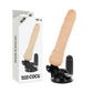 BASECOCK - РЕАЛИСТИЧНЫЙ ВИБРАТОР С ДИСТАНЦИОННЫМ УПРАВЛЕНИЕМ FLESH 19,5 CM -O- 4 CM