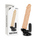 BASECOCK — REĀLISTS VIBRATĀRA TĀLVADĪBAS PULTS FLESH 21 CM -O- 4 CM