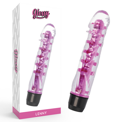GLOSSY - LENNY VIBRATOR PINK GLOSSY