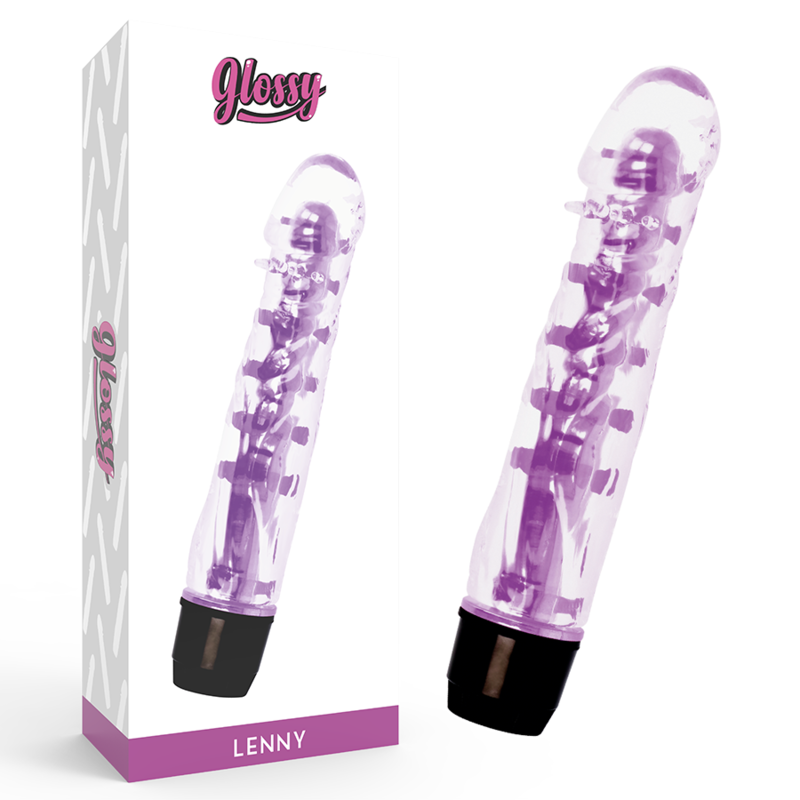GLOSSY - LENNY VIBRATOR PURPLE GLOSSY