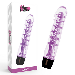 GLOSSY - LENNY VIBRATOR PURPLE GLOSSY