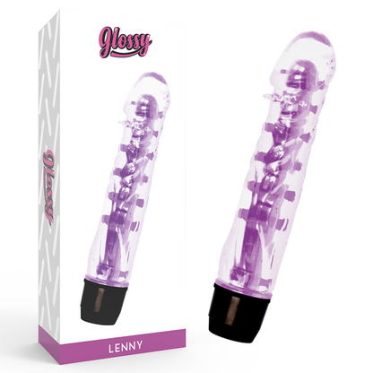 GLOSSY - LENNY VIBRATOR PURPLE GLOSSY