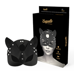 COQUETTE CHIC DESIRE - МАСКА ИЗ ВЕГАНСКОЙ КОЖИ С УШКАМИ ЗАЙКИ