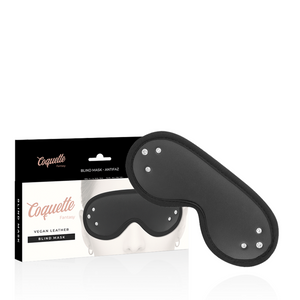 COQUETTE CHIC DESIRE - ФАНТАСТИЧЕСКАЯ МАСКА-СКРЫТКА ИЗ ВЕГАН-КОЖИ С НЕОПРЕНОВОЙ ПОДКЛАДКОЙ