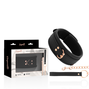 COQUETTE CHIC DESIRE - ФАНТАСТИЧЕСКИЙ ОШЕЙНИК ИЗ ВЕГАН-КОЖИ С НЕОПРЕНОВОЙ ПОДКЛАДКОЙ