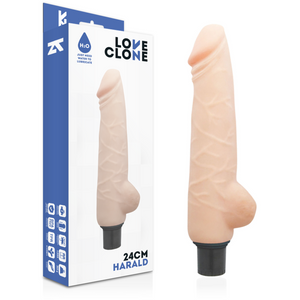 LOVECLONE - HARALD САМОСМАЗЫВАЮЩИЙСЯ ВИБРАТОР 24 СМ -O- 4 СМ