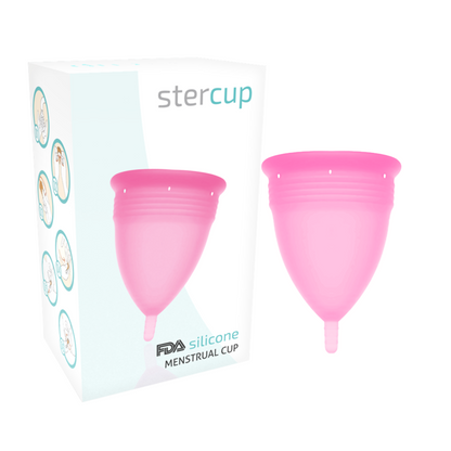 STERCUP - FDA SILIKONA MENSTRUĀLĀ KUSĒTE ROZĀ - S IZMĒRS