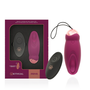 RITHUAL - PRIYA EGG TĀLVADĪBAS PULTS G-PUNKTS + VIBRĀCIJA