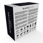 BLACK&SILVER AGRON Remote Control Cockring packaging with product details and icons.