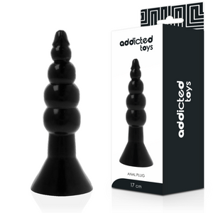 ADDICTED TOYS - АНАЛЬНАЯ ПРОБКА 17 СМ ЧЕРНАЯ
