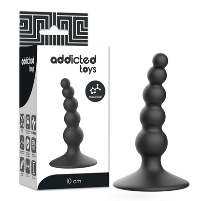 ADDICTED TOYS - АНАЛЬНАЯ СЕКСУАЛЬНАЯ ПРОБКА 10 СМ ЧЕРНАЯ