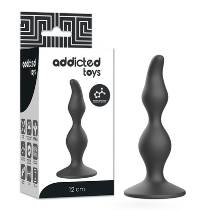 ADDICTED TOYS - АНАЛЬНАЯ СЕКСУАЛЬНАЯ ПРОБКА 12 СМ ЧЕРНАЯ
