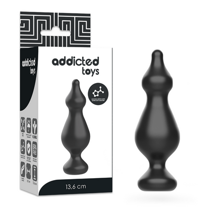 ADDICTED TOYS - АНАЛЬНАЯ СЕКСУАЛЬНАЯ ПРОБКА 13,6 СМ ЧЕРНАЯ