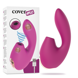 COVERME - CLITORAL SUCTION & POWERFUL G-SPOT RUSH VIBRATOR COVERME
