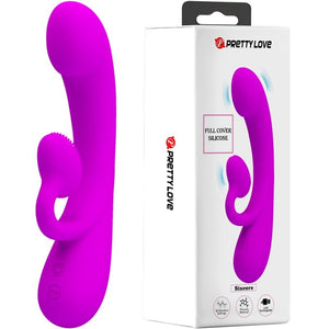 PRETTY LOVE - SINCERE VIBRATOR AND CLITORIS SUCKER PURPLE SILICONE PRETTY LOVE