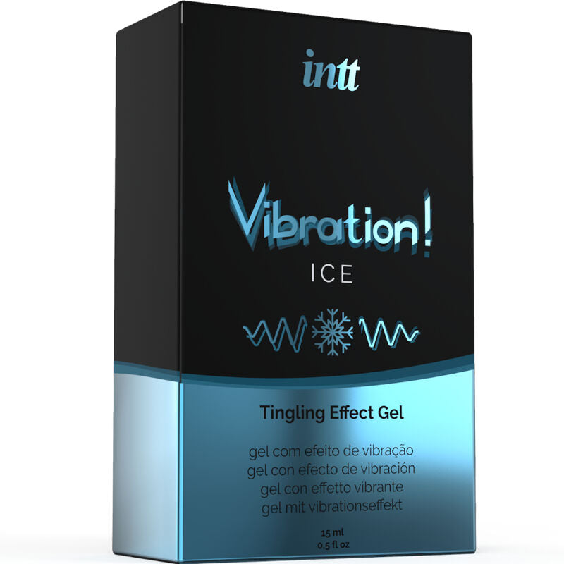 INTT Vibration Ice Tingling Effect Gel 15ml packaging