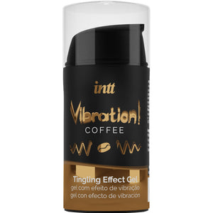 INTT Vibration Coffee Gel 15ml - Intimate Stimulating Gel with Vibrating Effect and Coffee Aroma
