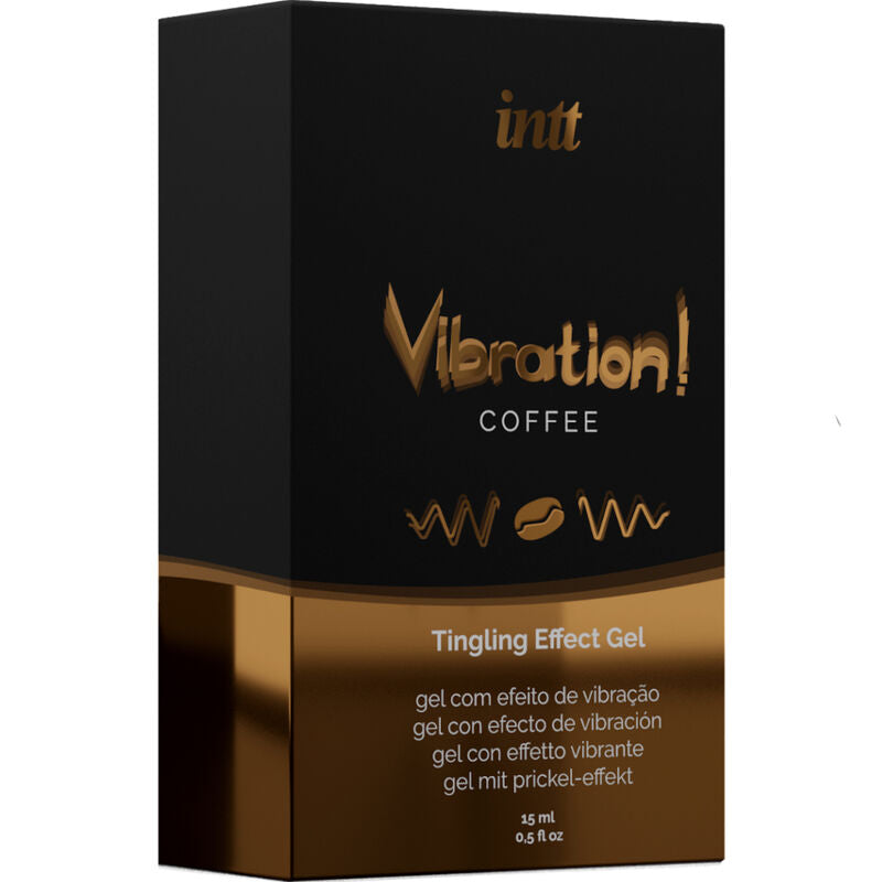INTT Vibration Coffee Gel 15ml - Intimate Stimulating Gel with Tingling Effect