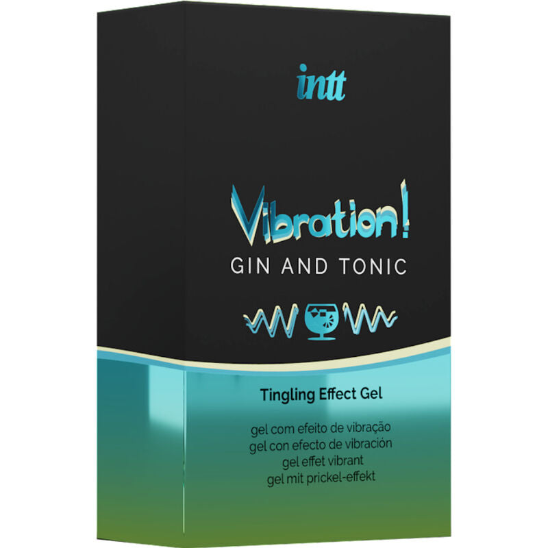 INTT Vibration Gin & Tonic Liquid Vibrator Gel Box, 15ml - Intimate Stimulant