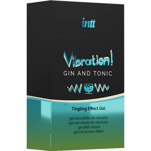 INTT Vibration Gin & Tonic Liquid Vibrator Gel Box, 15ml - Intimate Stimulant