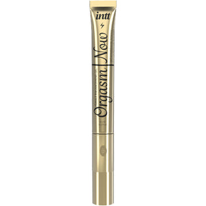 INTT Orgasm Now gel with vibrator applicator for intense vaginal stimulation.
