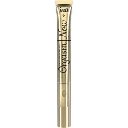 INTT Orgasm Now gel with vibrator applicator for intense vaginal stimulation.