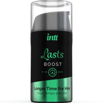 INTT Lasts Boost male ejaculation delay gel with clove and mint, prolongs erection and enhances performance, 12ml bottle