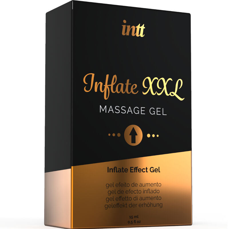 INTT Inflate XXL Massage Gel packaging for enhancing erection and sensitivity
