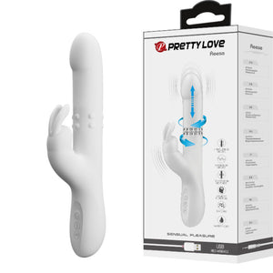 PRETTY LOVE - REESE VIBRATOR WITH SILVER ROTATION PRETTY LOVE