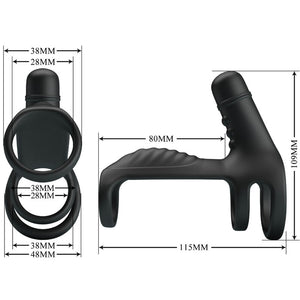 PRETTY LOVE - ELASTIC SOFT SILICONE EXTENSION SLEEVE PRETTY LOVE MALE