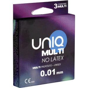 UNIQ - МУЛЬТИ-ЛАТЕКСНЫЕ БЕЗПРЕЗЕРВАТИВЫ 3 ШТ.