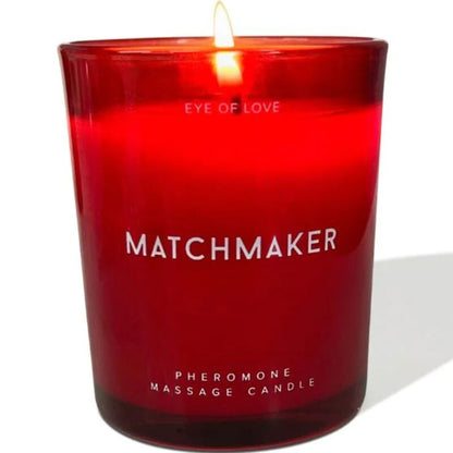 EYE OF LOVE — MASĀŽAS SVECE SARKANĀ DIMANTA SVECE VIŅU PIESA 150 ML