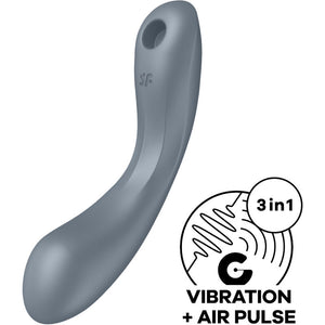 SATISFYER - CURVE TRINITY 1 ВОЗДУШНЫЙ ИМПУЛЬС ВИБРАЦИЯ КРАСНЫЙ