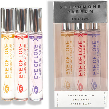 EYE OF LOVE - EOL PHR PARFUM 10 ML SET/3 - RĪTA GLOW, ONE LOVE, AFTER DARK
