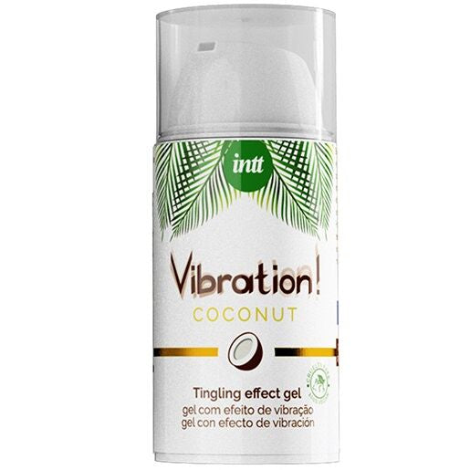 INTT Vegan Vibration Coconut Gel - Powerful Stimulating Liquid Vibrator with Coconut Flavor