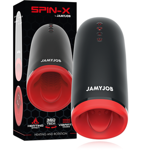 JAMYJOB - МАСТУРБАТОР SPIN-X С НАГРЕВОМ И ВРАЩЕНИЕМ