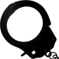 DARKNESS - METAL HANDCUFFS FOR BLACK HANDS DARKNESS BONDAGE